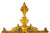 Rococo Style Italian Gold Leaf Scrolled Vase Acanthus Leaf Crest Mirror For Sale - Image 4 of 10