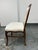 French Louis XV Style Carved Wood Side Chair, Vintage For Sale - Image 4 of 12