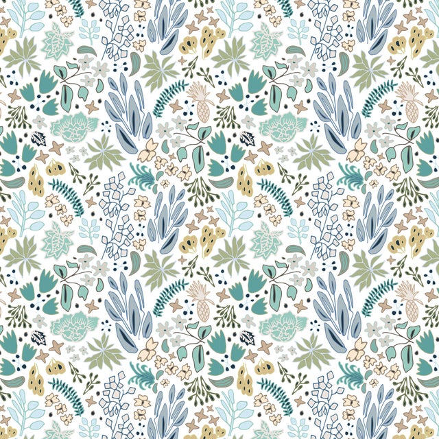 House of Harris Cambridge Fabric, Blue Multi Chairish