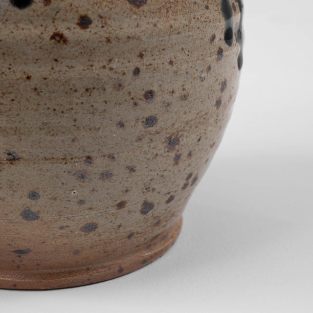 Brown 20th Century Belgian Ceramic Pitcher By G. Losson For Sale - Image 8 of 8