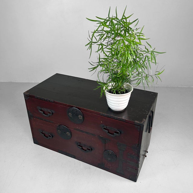 Antique Japanese Tansu Chest of Drawers, 1900s For Sale - Image 14 of 18