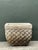 Vintage Basketweave Stone Planter For Sale - Image 9 of 15