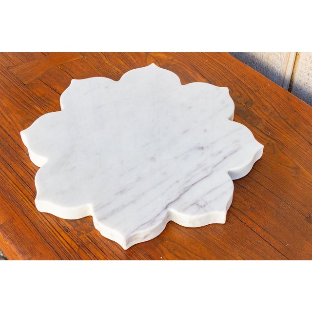 Ashi Floral Marble Tray Chairish