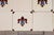 Baroque 1900s Portuguese Fleur-De-Lis & Plain Antique White Large Antique Tiles Set of 32 For Sale - Image 3 of 18