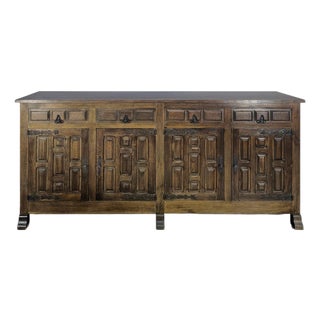 Spanish Sideboard in Oak For Sale