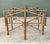 Wood Vintage Bundled Rattan Dining Table Pedestal After McGuire For Sale - Image 7 of 12