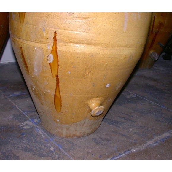 Southern Italian Terra Cotta Olive Oil Jars For Sale - Image 4 of 7