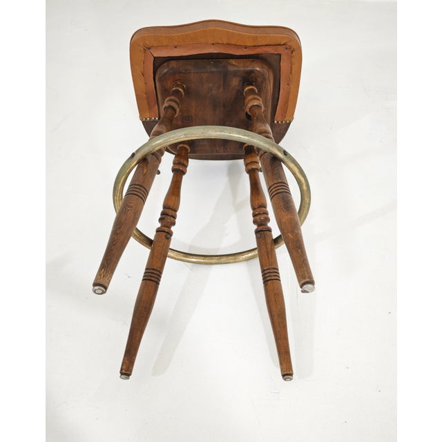 Vintage Italian Pizzetti Roma Wooden Stools, 1970s, Set of 2 For Sale - Image 16 of 17