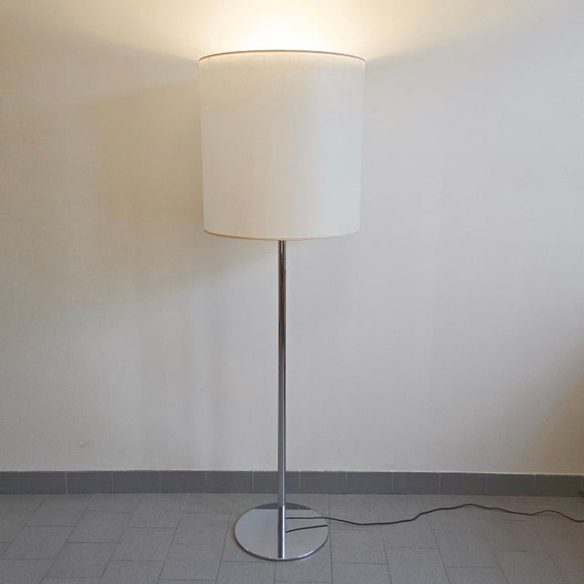 Vintage Floor Lamp in Chrome Steel by Swisslamps-International, 1970s For Sale - Image 3 of 14