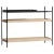 Low Oak and Black Tray Shelf I by Hanne Willmann For Sale - Image 13 of 13