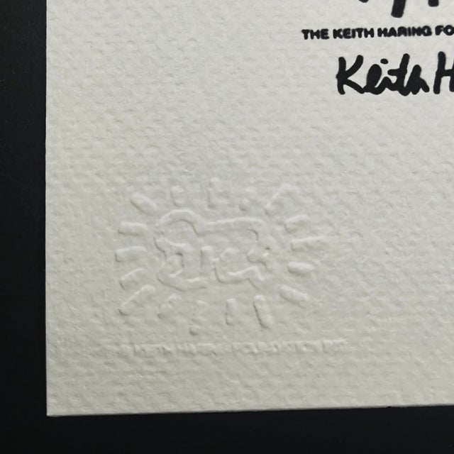 Keith Haring, Figurative Composition, Limited Edition Lithograph, 1990s For Sale - Image 6 of 8