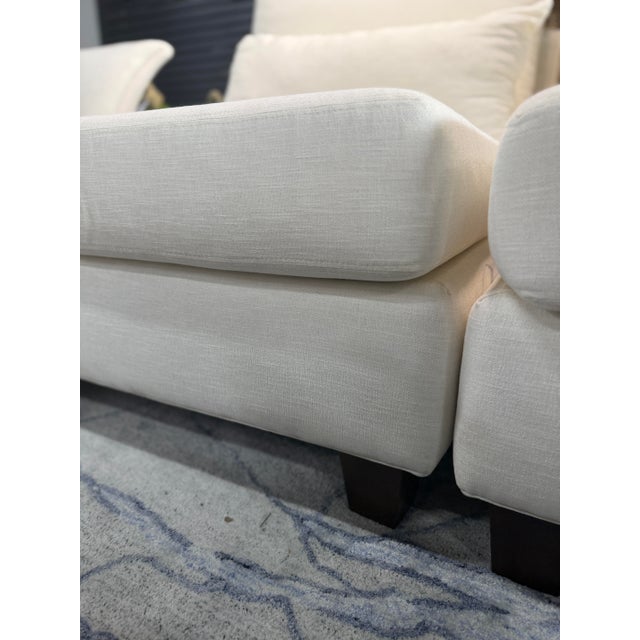 Textile Custom Love Seat For Sale - Image 7 of 8