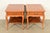 French Provincial Hekman French Provincial Louis XV Carved Walnut Nightstands or Side Tables, Pair For Sale - Image 3 of 16