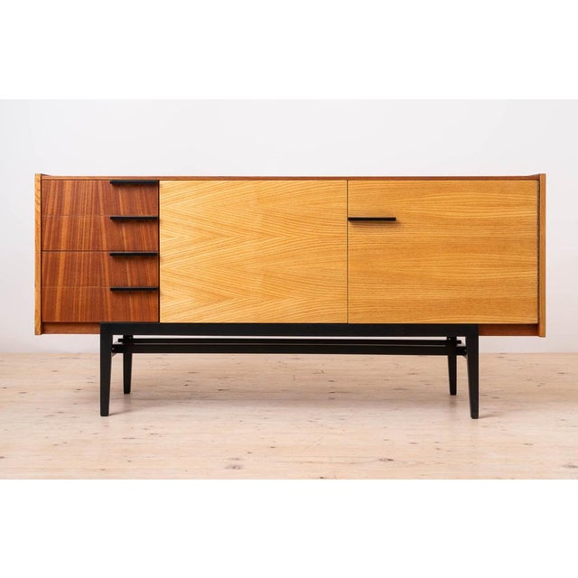 Mid-Century Modern Sideboard by Frantisek Mezulanik for Up Závody, 1960s For Sale - Image 9 of 9