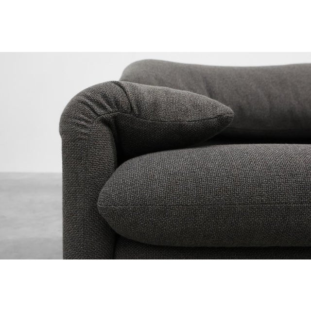 Mid-Century Modern Two-Seat Sofa by Vico Magistretti for Cassina, Italy, 1990s For Sale - Image 3 of 15