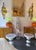 Large Pair of Hammered Glass Wrought Iron Sconces by Longobard, Italy. 1970s For Sale - Image 14 of 15
