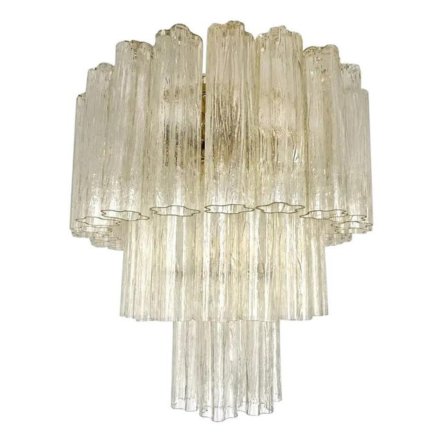 Italian Murano Glass Flush Mount with Tronchi Design by Simoeng for Simoeng For Sale - Image 9 of 9