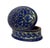 Handmade Lapis & Mother of Pearl Jewelry Box - Oval Trinket Box From Egypt For Sale - Image 4 of 7