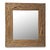 Beautiful reclaimed teak wood mirror with hand carved deep wood texture and grain. A perfect addition to a rustic, organic...