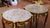Pair of Mid-C. French Louis XV Marble-Top Mahogany & Ormolu Mounted Side Tables For Sale - Image 4 of 11