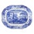 Spode Blue Italian Oval Platter 14" For Sale