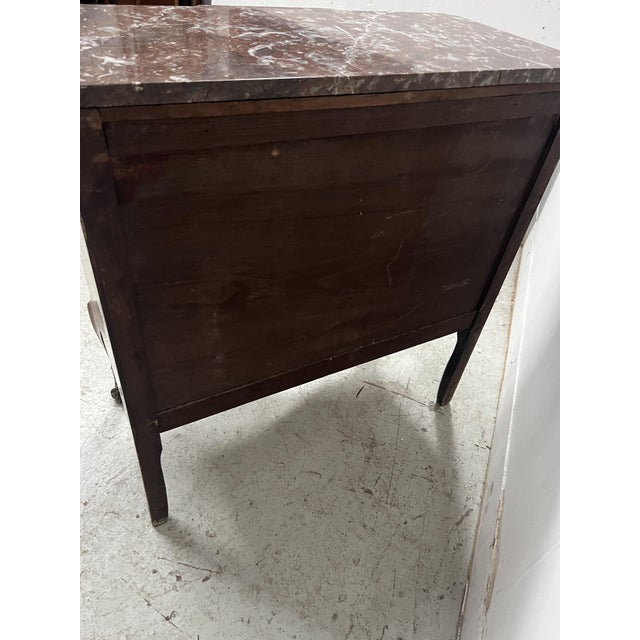 Marquetry Chest of Drawers with Projecting Top For Sale - Image 11 of 18