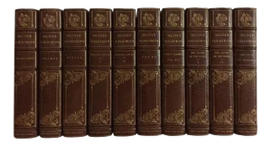 1900s the Works of Oliver Goldsmith, Turk's Head Edition Leatherbound Volume Set - 10 Books