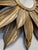 Mid-Century Modern Vintage Hollywood Regency Style Gilt Metal Sunburst Mirror For Sale - Image 3 of 3
