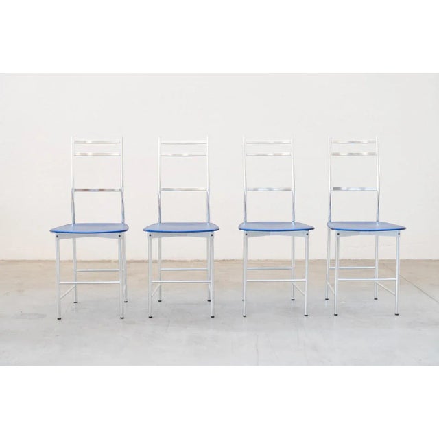Chairs from Ycami, Italy, 1980s, Set of 4 For Sale - Image 11 of 11