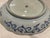Ceramic Antique Blue and White Japanese Floral Plate With Scalloped Edge For Sale - Image 7 of 18