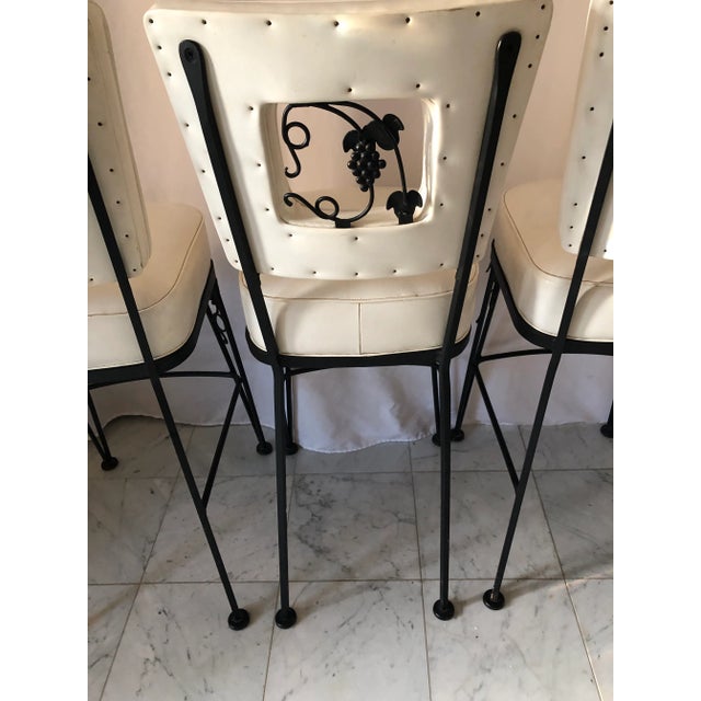 1953 Woodard Skyline Set of 4 Bar Stools For Sale In Detroit - Image 6 of 11
