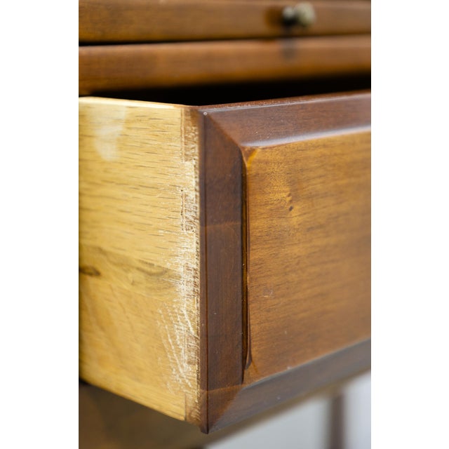 Drexel Wallace Nutting Solid Cherry Queen Anne Bar Chest For Sale - Image 12 of 15