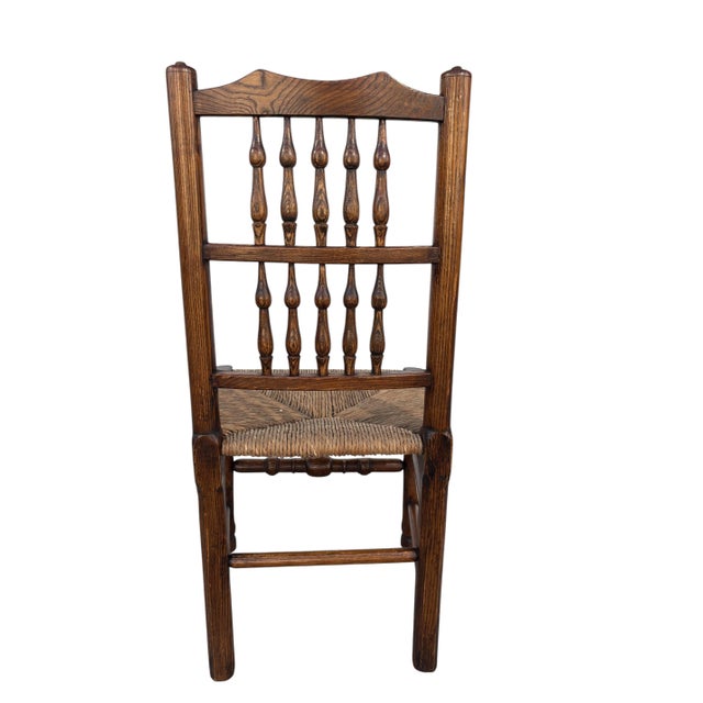 English Set of 6 Antique George LLL Provincial Chairs c.1800 For Sale - Image 3 of 6
