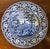 Ceramic Antique 19th Century Ridgway Historical Blue Transferware Plate Depicting New York City Hall For Sale - Image 7 of 7