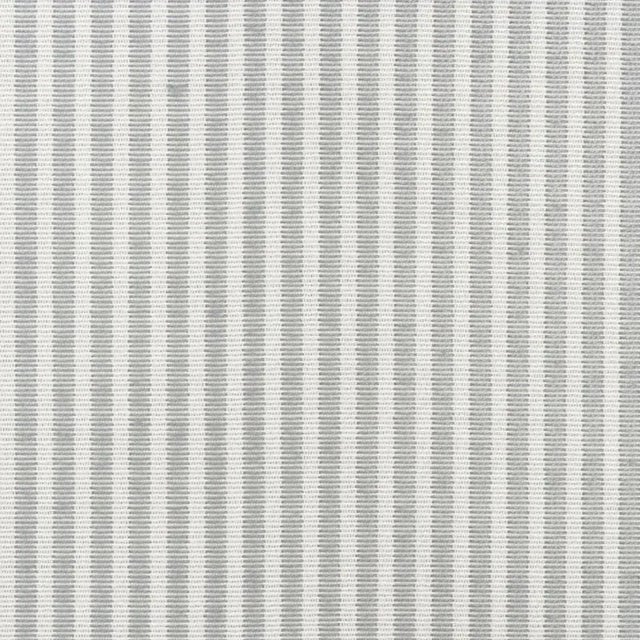 Contemporary Sample - Schumacher Easton Stripe Indoor & Outdoor Fabric in Grey For Sale - Image 3 of 3