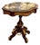 Round French Occasional Table With Gold Leaf Details & Elegant Hardwood Frame For Sale