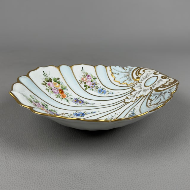 1960s Vintage Limoges Porcelain Centerpiece, 1960 For Sale - Image 5 of 12