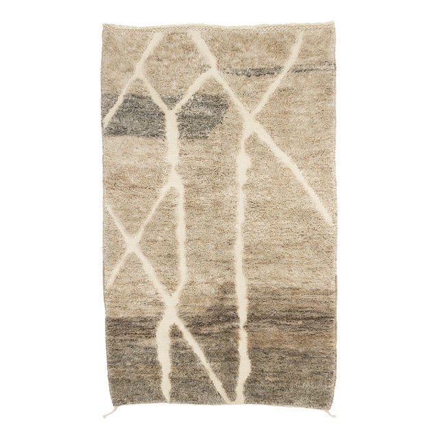 Hand-Knotted Wool Premium Rug by Azele Studio For Sale