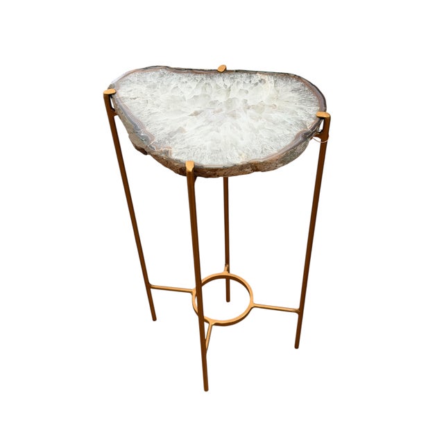 Unusual Modern Handcrafted Drinks Table. For Sale - Image 4 of 5