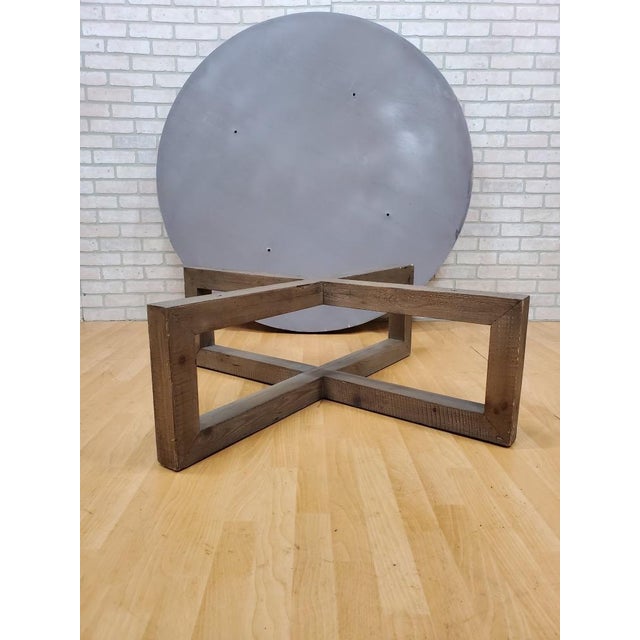 Restoration Hardware Heston Round Coffee Table Chairish