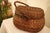 Early 20th Century Antique Amish Kavli Hand-Woven Wicker Lidded Storage Basket For Sale - Image 13 of 16