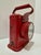 Vintage Lightmaster lantern searchlight in red painted metal, marked No. 20-4803 and “throws a beam more than 1500 feet.”...