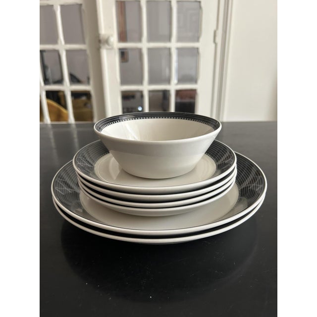 Vintage Finnish Dinnerware Set by Kaj Franck for Iittala, 1980s, Set of 7 For Sale - Image 11 of 13