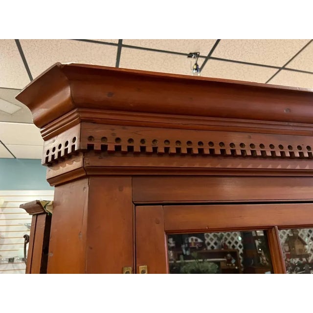 19th Century Antique 12 Panel Corner Cupboard For Sale In Washington DC - Image 6 of 13