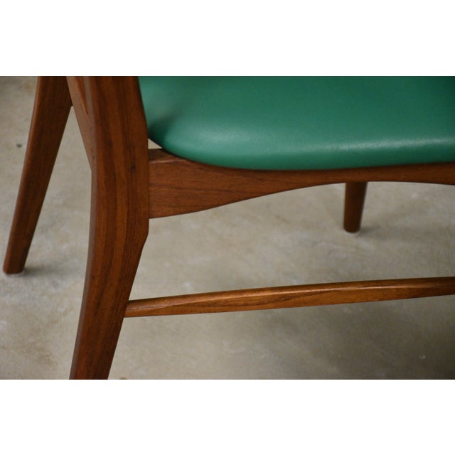 1960s Danish Modern Teak Eva Dining Chairs by Koefoeds Hornslet - Set of 8 For Sale - Image 10 of 12