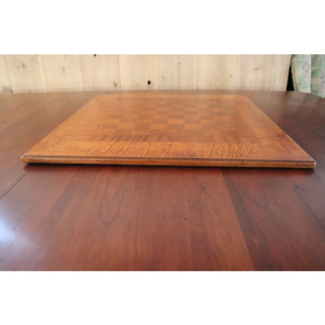 Hand-made Tiger maple Chess board