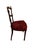 Black Napolean III Side Chair in Burgungy Red Velvet Upholstery Ebonised Wood, 1890 For Sale - Image 8 of 10