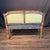 Antique Louis XV French Walnut and Faux Leather Bench, Settee or Loveseat For Sale - Image 9 of 9