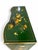 Green Vintage Chinese Green Lacquered Serpentine Credenza / Sideboard With Soapstone Inlay For Sale - Image 8 of 12