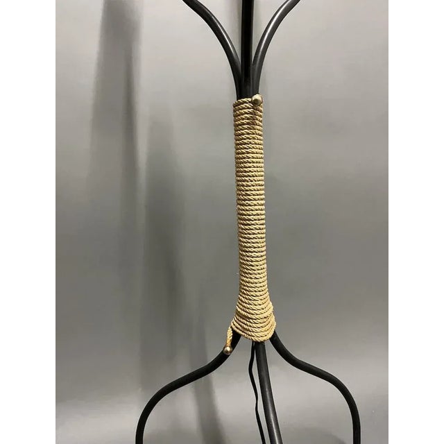 Metal Floor Lamp from Maison Lunel, France, 1950s For Sale - Image 7 of 12